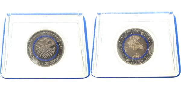5 Euro Blauer Planet 2016 D PP J607 in Originalkapsel