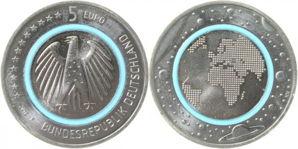 5 Euro Blauer Planet 2016 F stgl. Germany