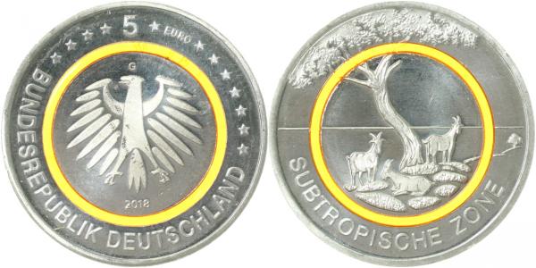 5 Euro Subtr Zone 2018 G bfr J627 bfr 5 Euro