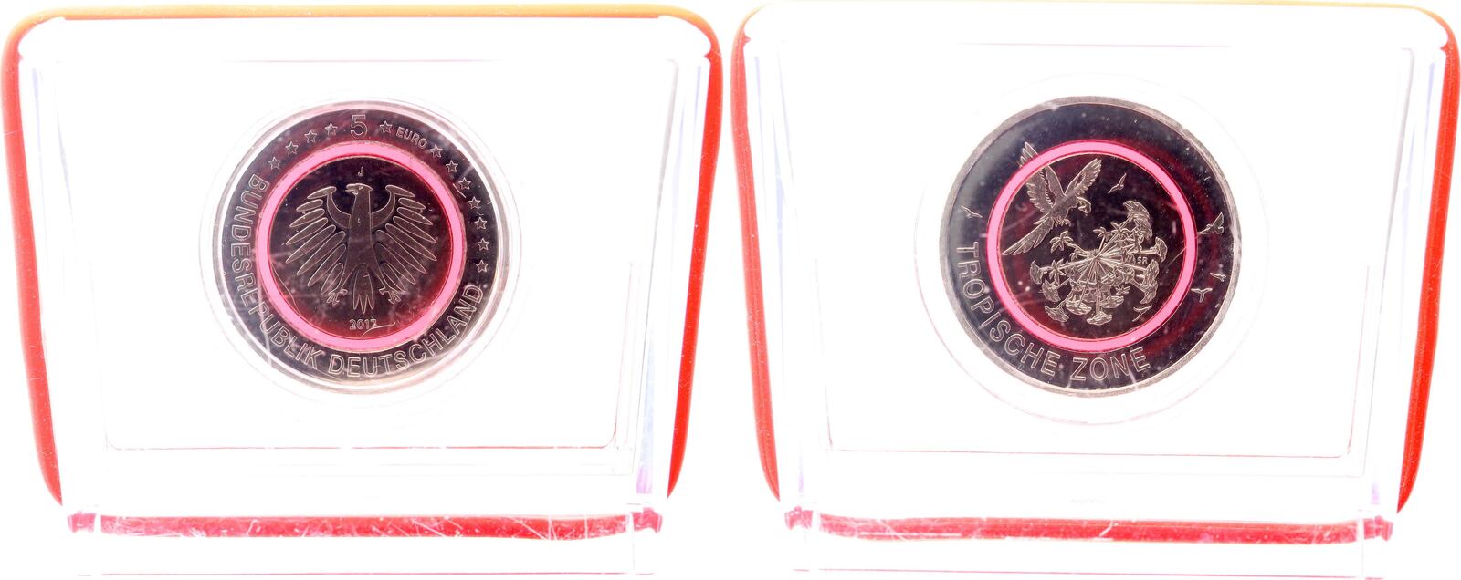 5 Euro 2017 J Tropische Zone Jaeger 616 PP Proof in Originalverpackung