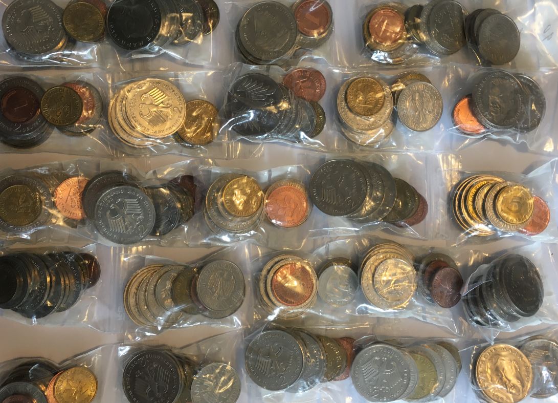 1 Pfennig  5 DM 1965-1994 J | Konvolut BRD | 380/415