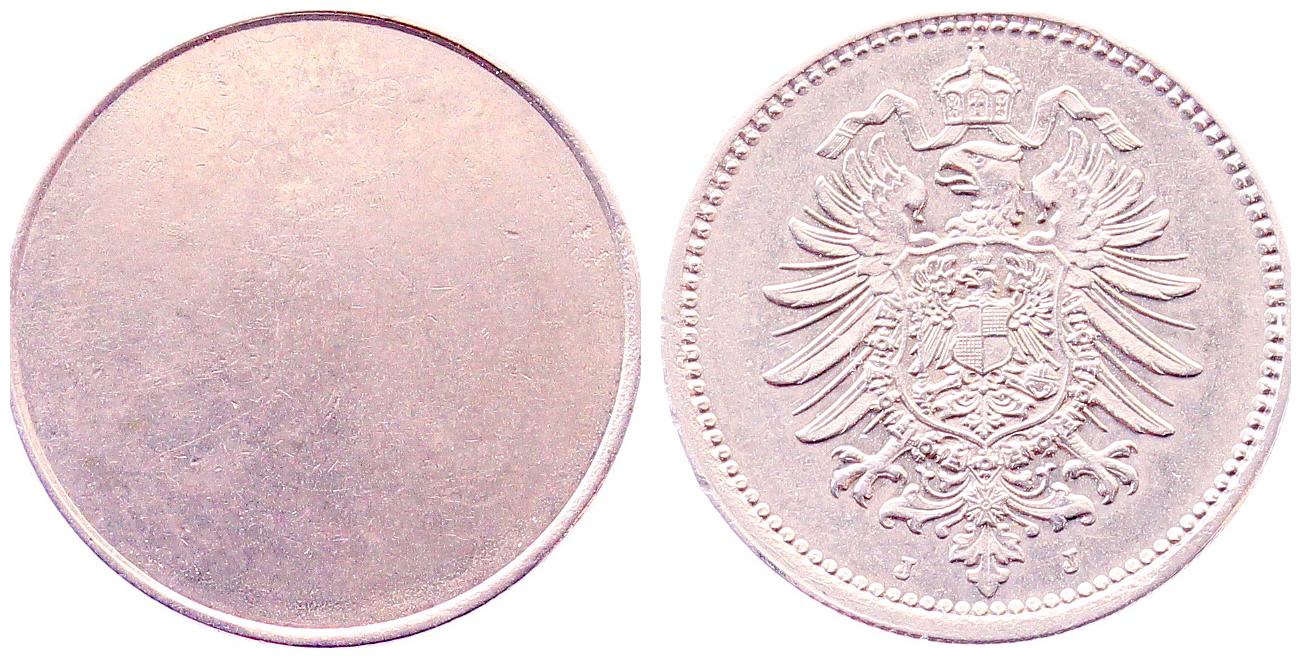 Probe 50 Pfennig Rückseite Adler Ohne Jsz,.Münzzeich: "J".