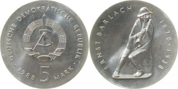 5 Mark Barlach 1988 A J162½ Mark