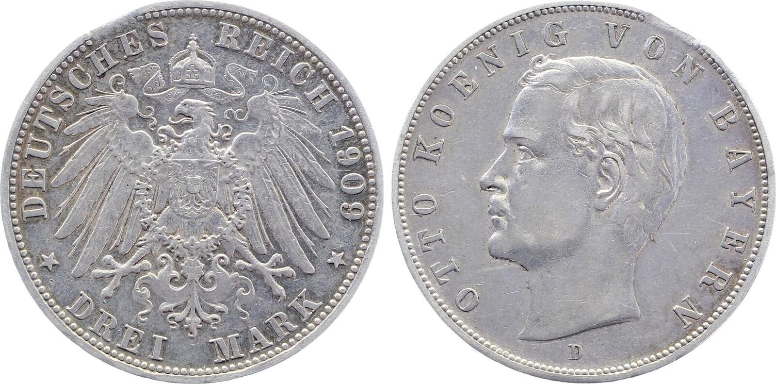 3 Mark 1909 D Bayern | | Zainende RAR J047