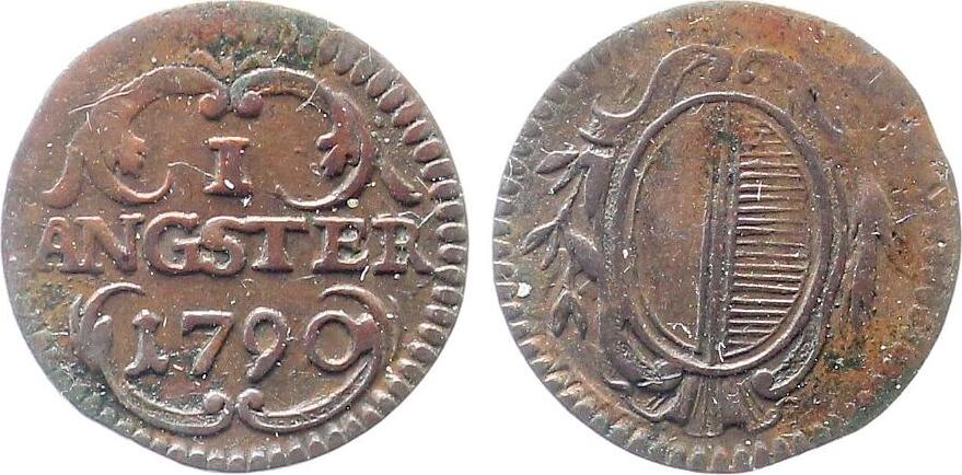1 Angster Luzern 1790, ss/vz