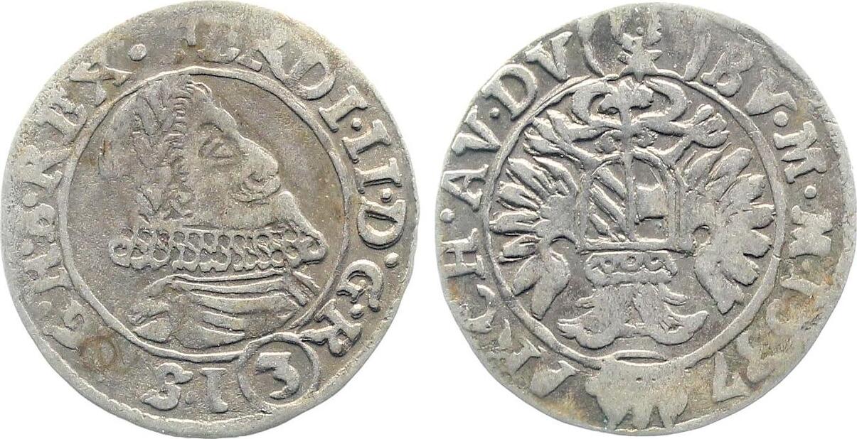 3 Kreuzer Römisch Deutsches Reich, Ferdinand ss