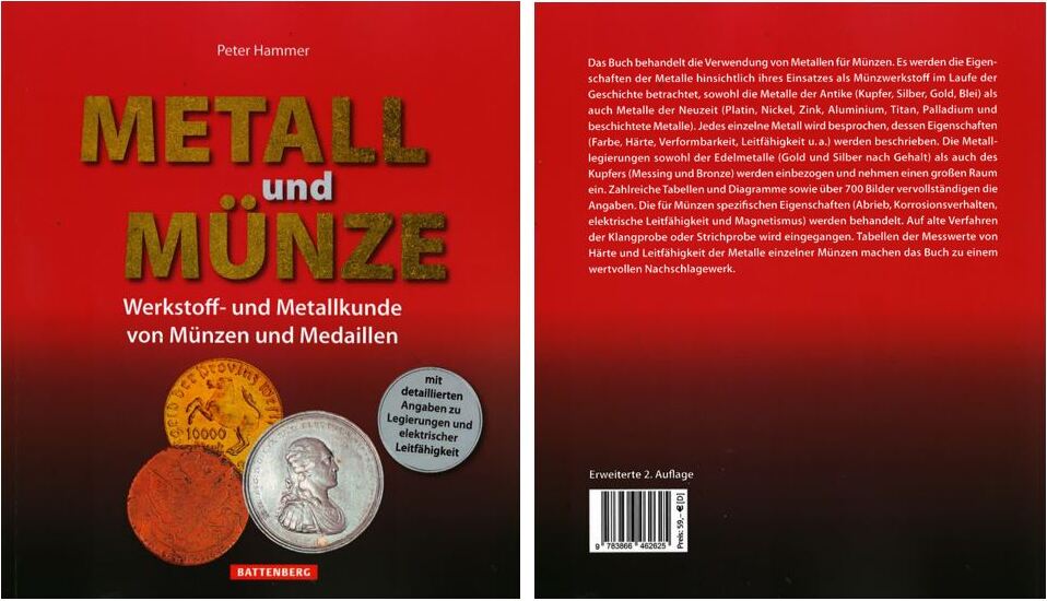 Peter Hammer METALL und MÜNZE erweiterte 2.Auflage