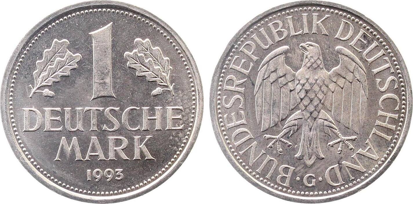 1 DM 1993 G stgl Erstabschlag J385