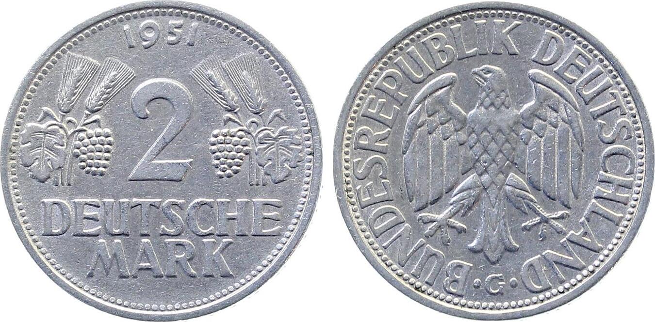 2 DM 1951 G J386 Ähren