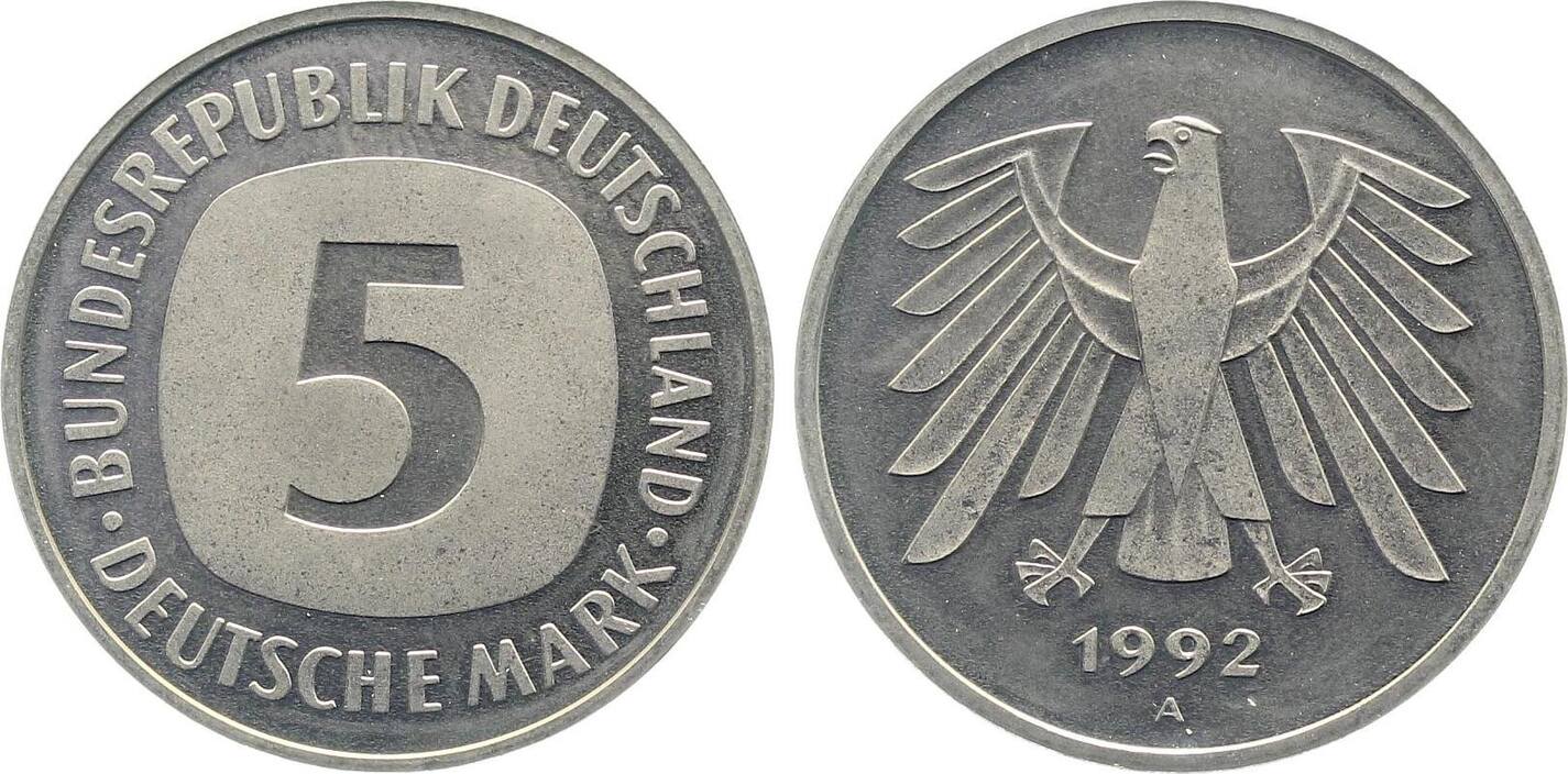 5 DM 1992 A PP Proof J415