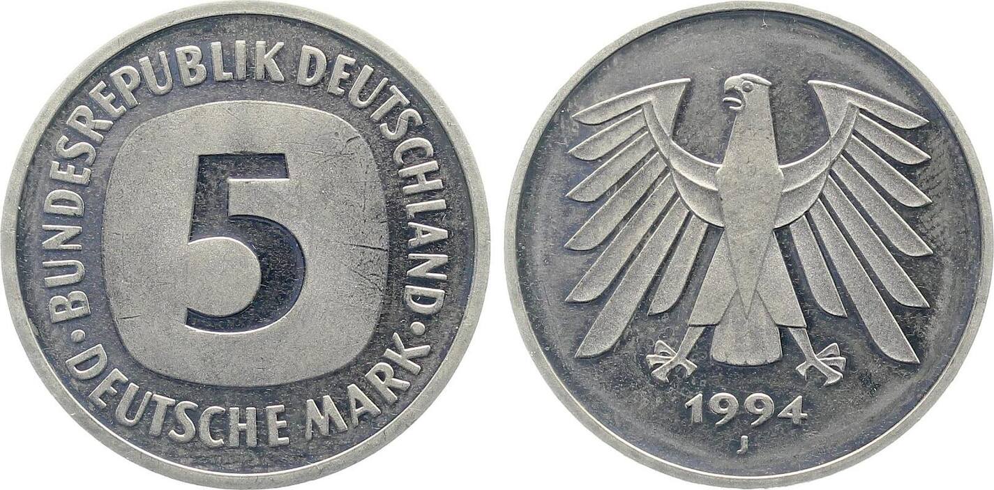5 DM 1994 J PP Proof J415