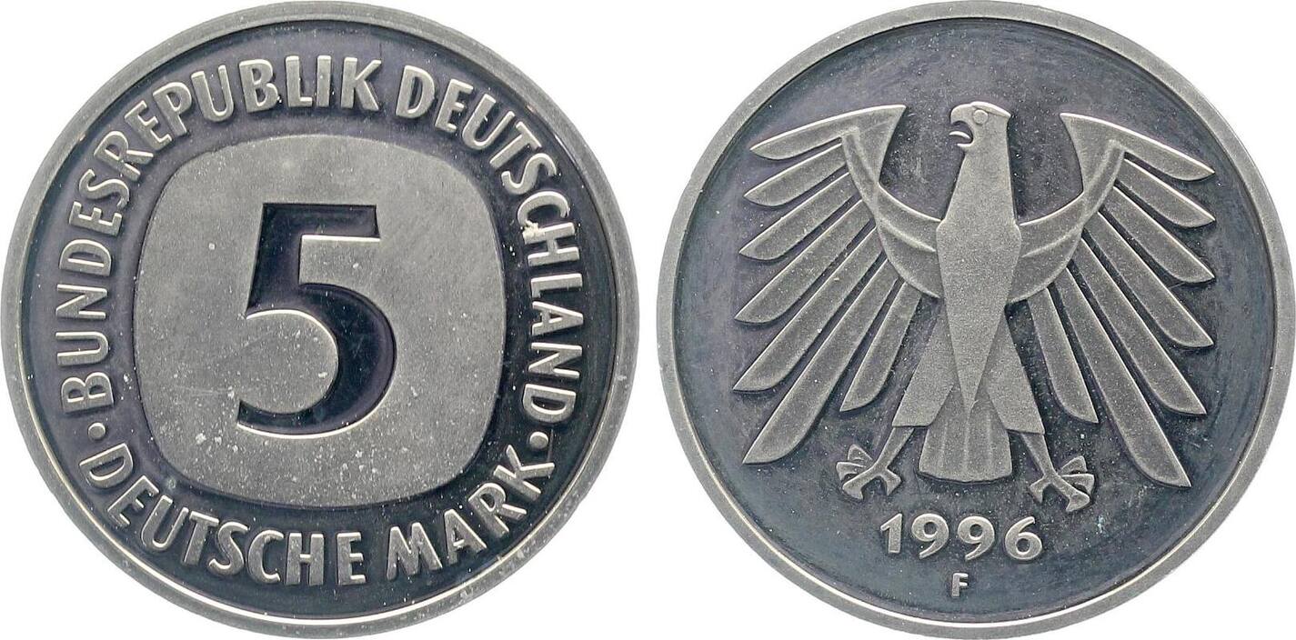 5 DM 1996 F PP Proof J415