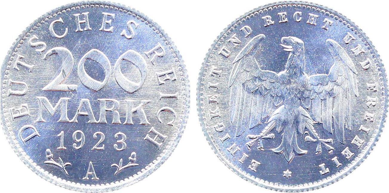 200 Mark 1923 A Lichtenrader Prägung J304