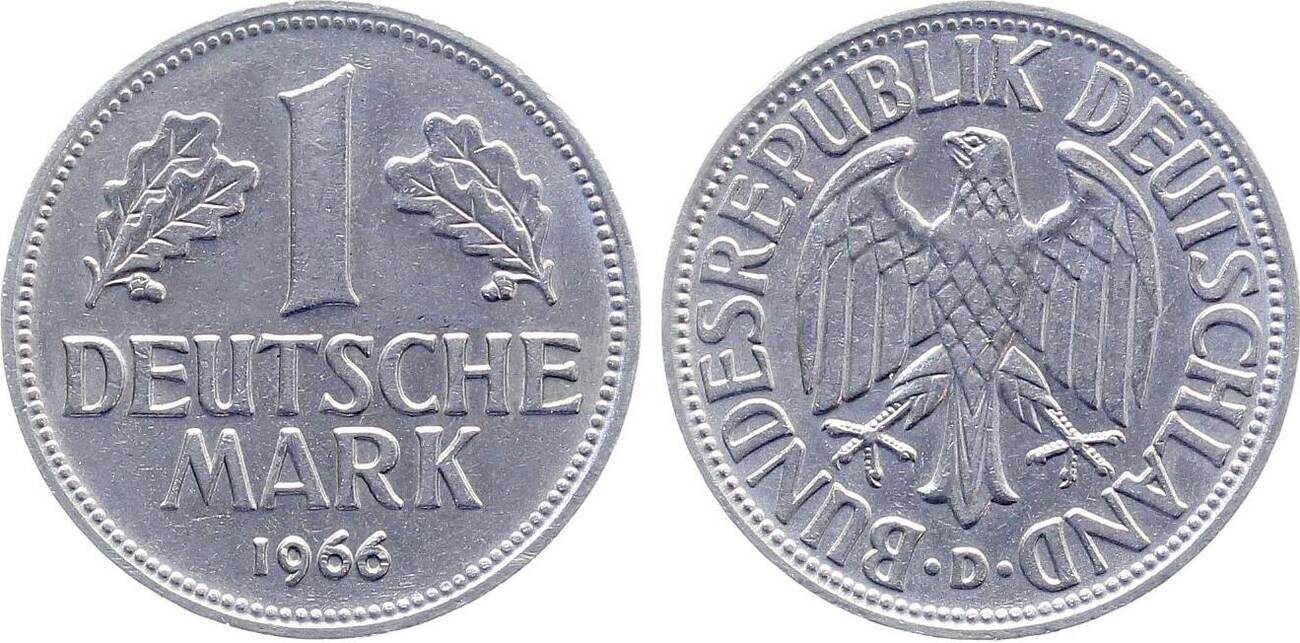 1 DM 1966 D vz J385 1 Mark