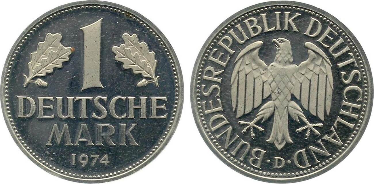 1 Mark 1974 D PP J385