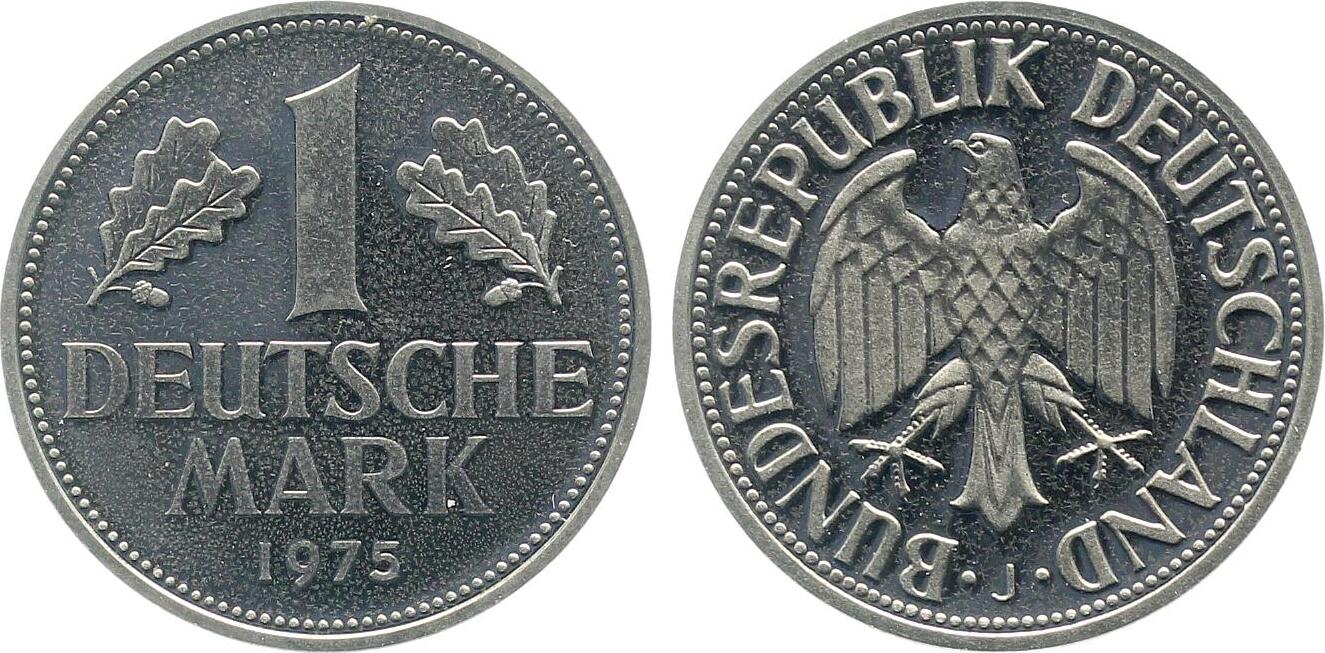 1 Marke 1975 J PP Proof Variante 92V1