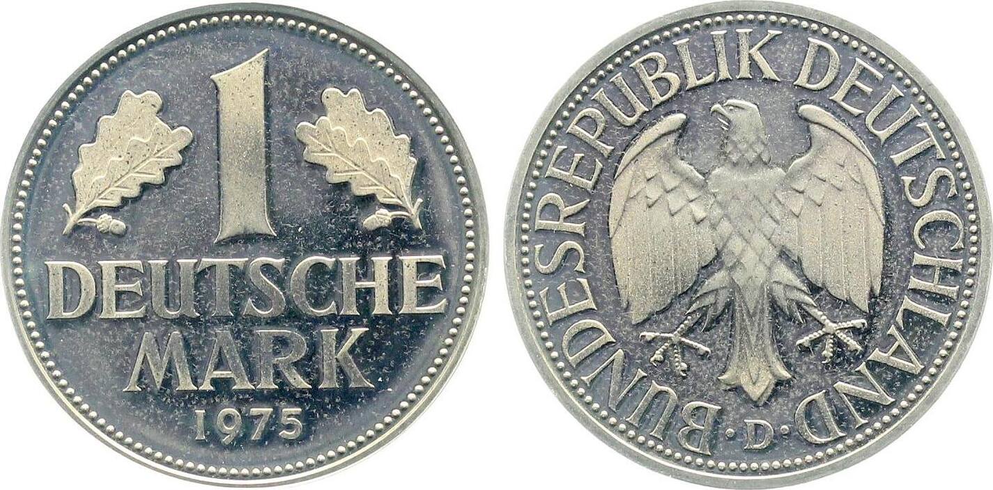 1 Mark 1975 D PP Proof J385
