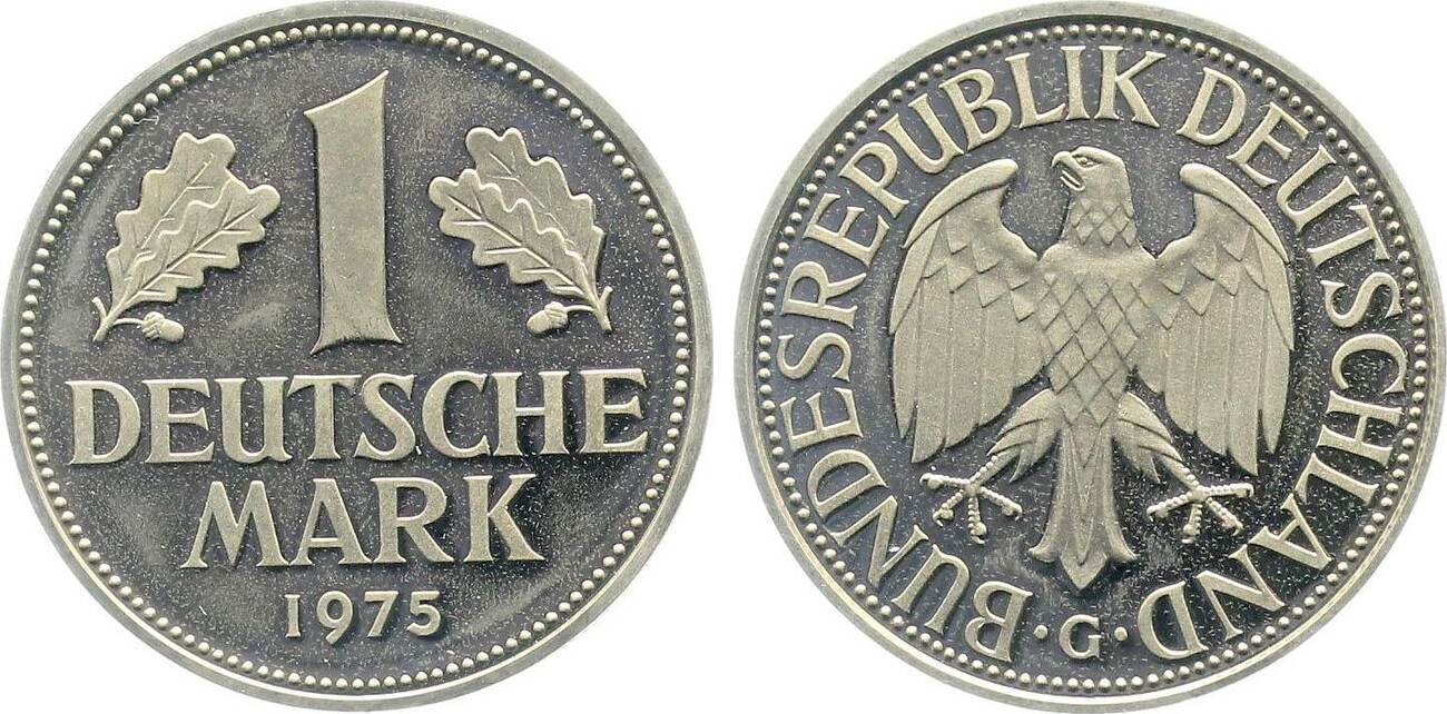 1 Mark 1975 G PP Proof J385