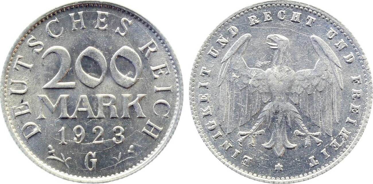 200 Mark 1923 G f.prfr