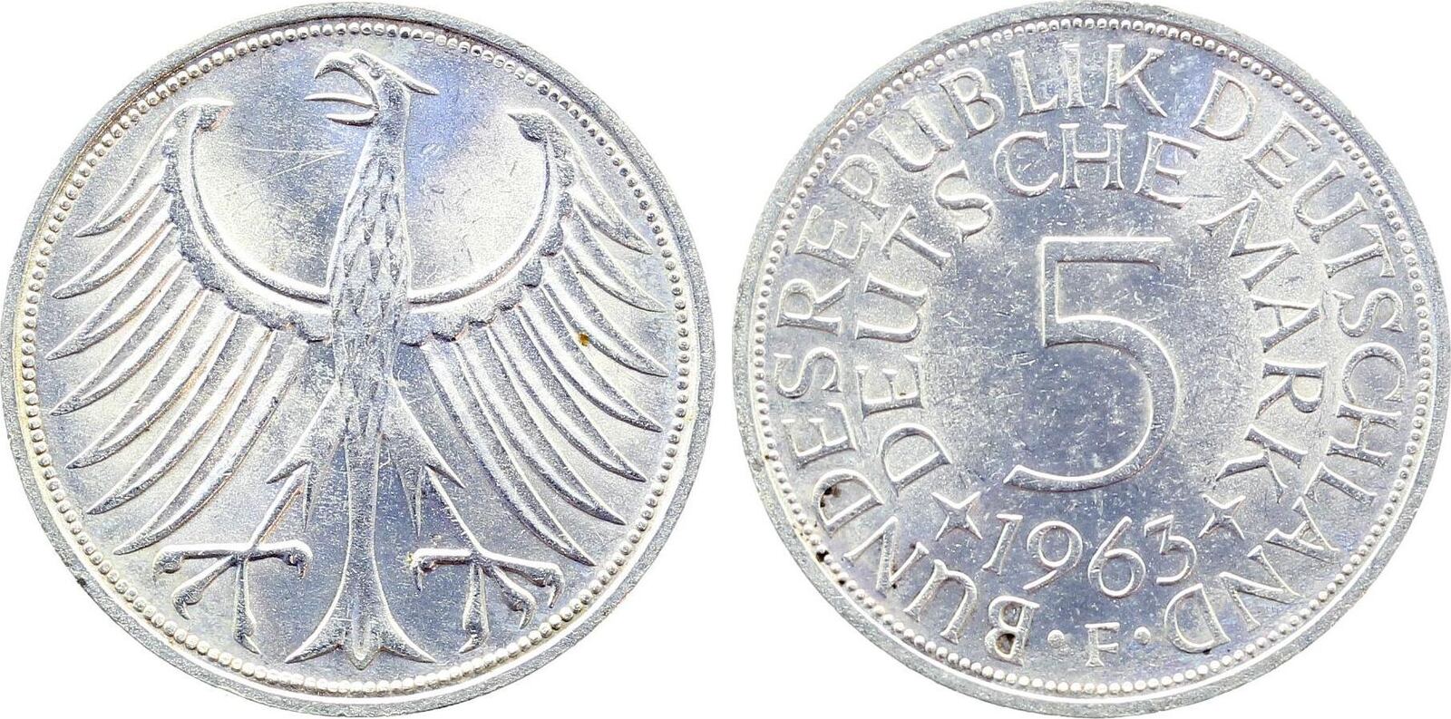 5 DM 1963 F f.stgl