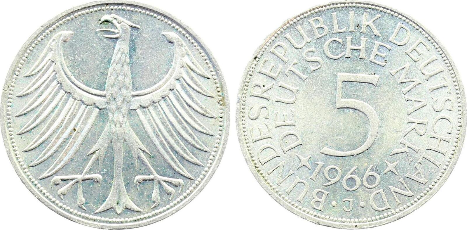 5 DM 1966 J bfr/stgl