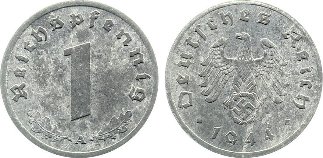 1 Pfennig 1944 A vz