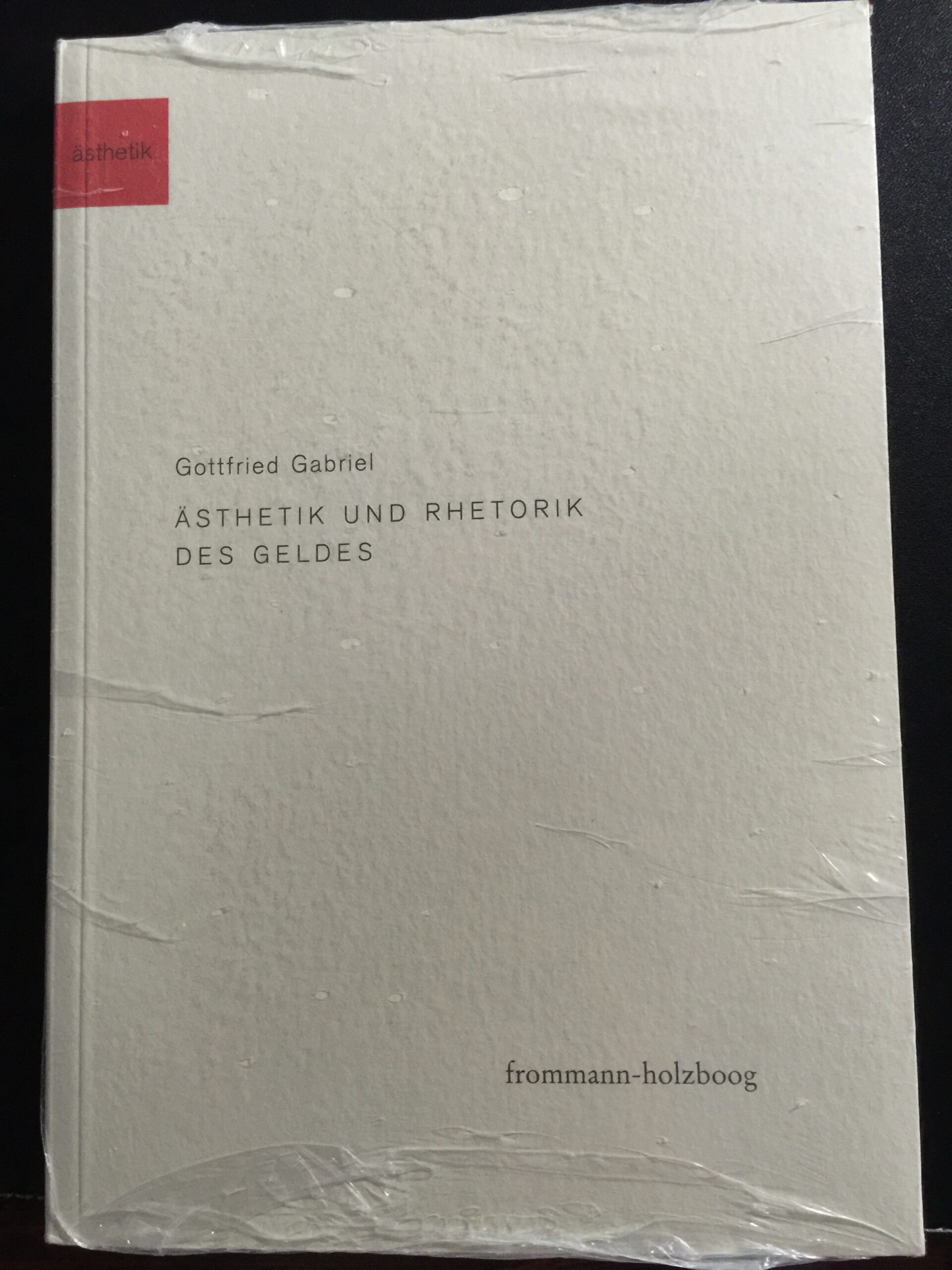 Gabriel/Ästhet.Rethorik-Geldes
