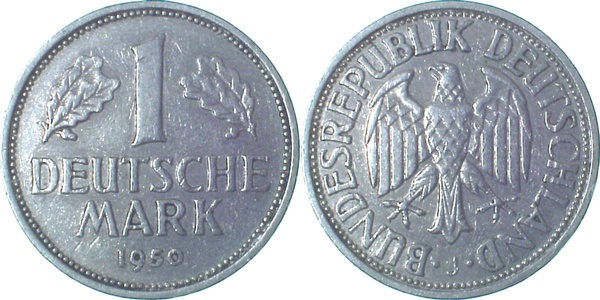 1 DM 1950 J ss Ngb 4 2 ss 1 DM