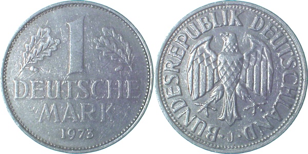 1 DM 1973 J ss Ngb 84 1 ss 1 DM