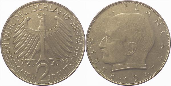 2 DM 1969 G Schrötl Fehler! J392 2 DM