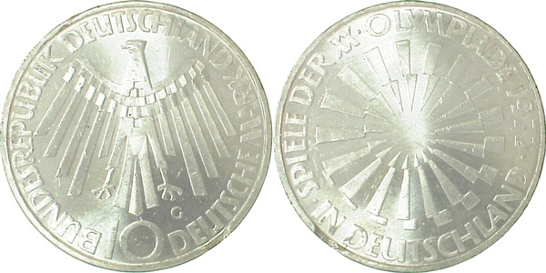 10 Dm Oly 72G kl Zainende vz+ J401a vz+ 10 Dm