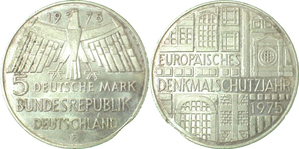 5 DM Denkmalschutz Zainende J417 5 DM