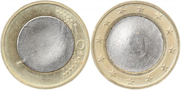 1 Euro 2002, Pille abartig 5,8 gr magnetisch J488