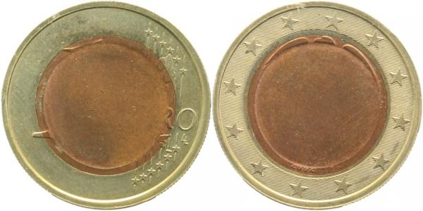 1 Euro 2002 F Pille von 1 Cent!, Archiv Franquinet J488 1 Euro