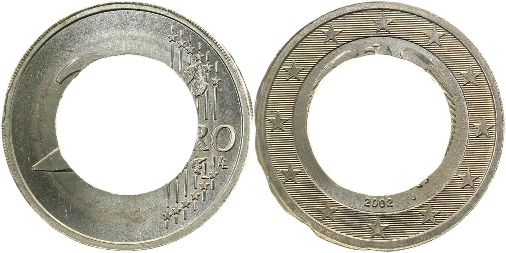 2 Euro 2002 J nur Ring geprägt! J489