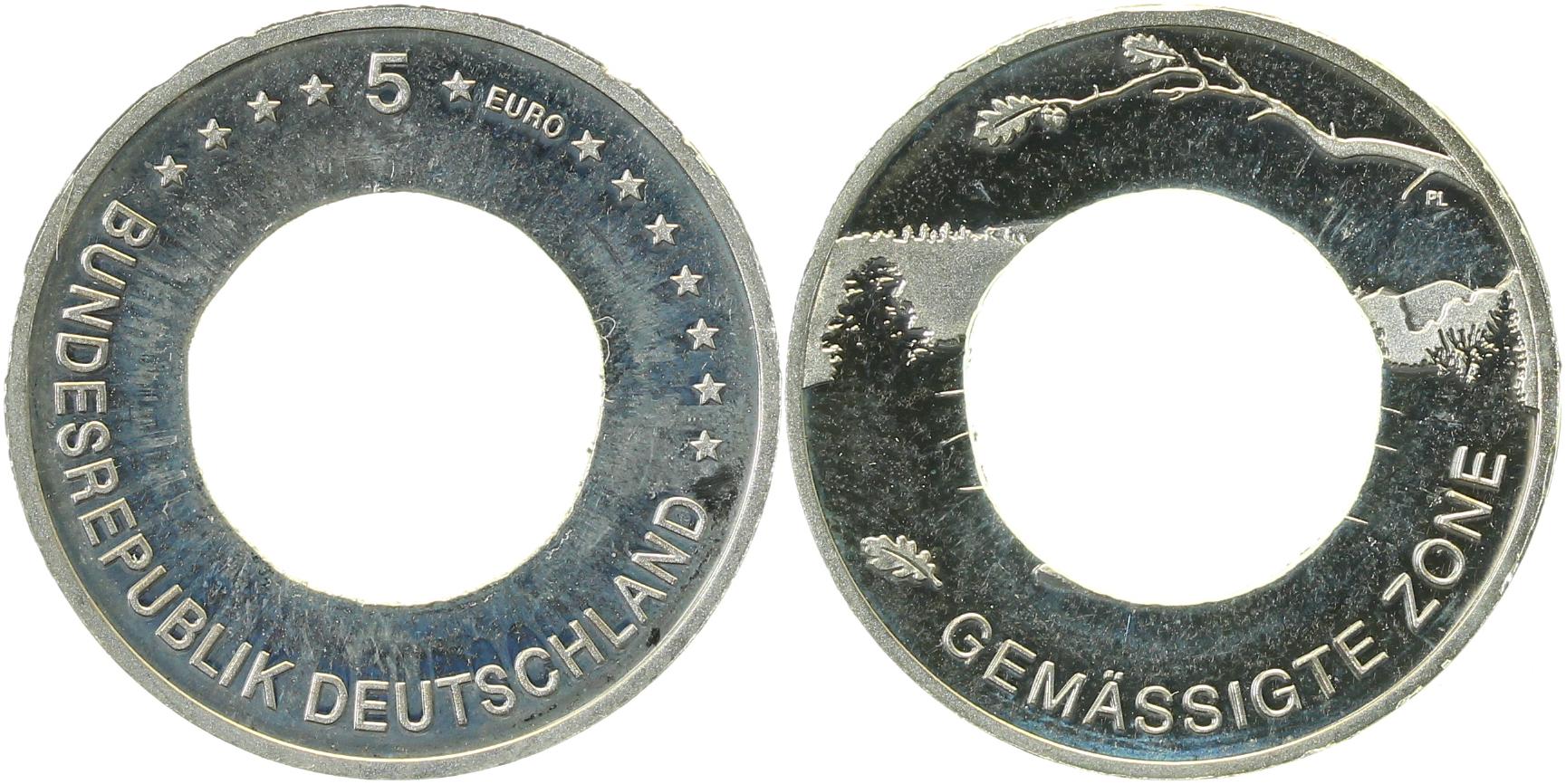 5 Euro 2019 nur Ring geprägt Gemässigte Zone