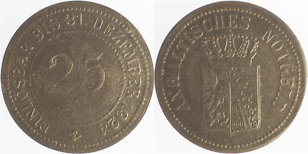 25 Pfennig Anhalt ss Jn01