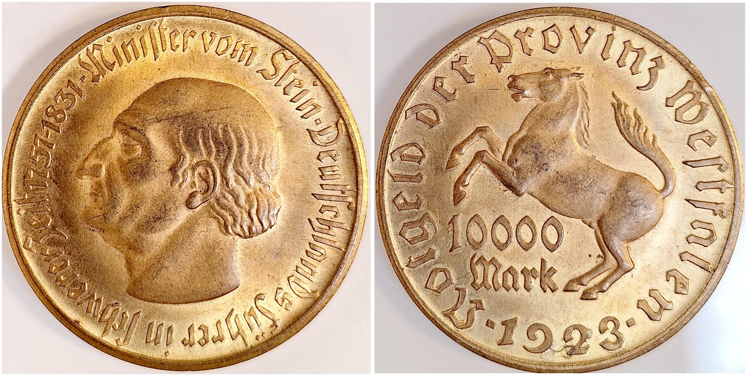 10000 Mark 1923 v Stein prfr Jn20a