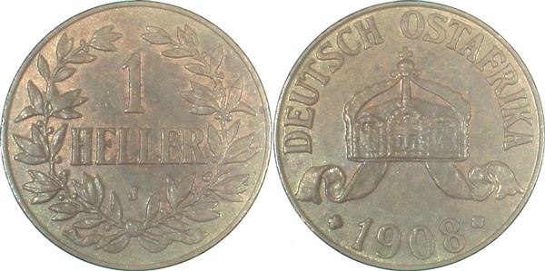 1 Heller 1908 J prfr! Jn 716 prfr! 1 Heller