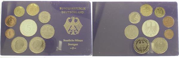 Jahressatz 1974 F Polierte Platte