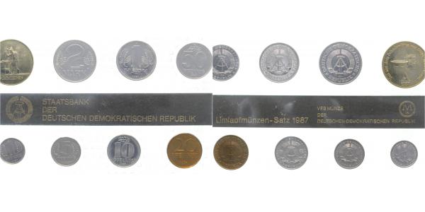 Jahressatz 1987 DDR Mini Schmieden Schadowfries