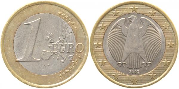 1 Euro 2002 F unmagnetisch J488