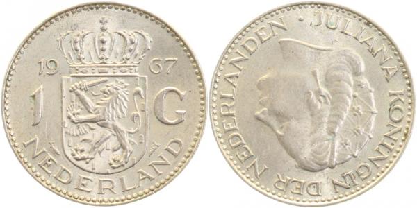1 Gulden Niederlande 1967