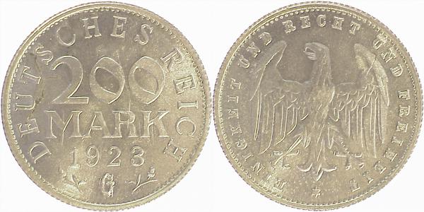 200 Mark 1923 G