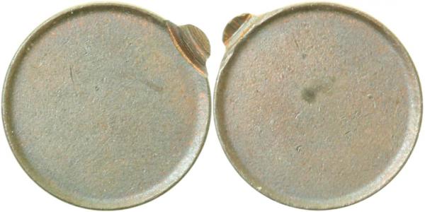2 Pfennig dezentriert geprägt 98% ohne Jahreszahl