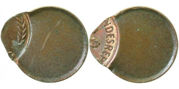 2 Pfennig stark dezentriert 85% J381