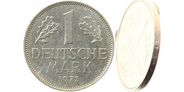 1 DM 1972 J doppelte Randinschrift gegenläufig