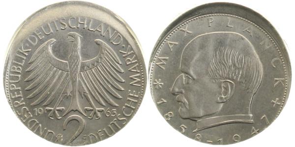 2 Mark 1963 G Max Planck D10 dezentriert