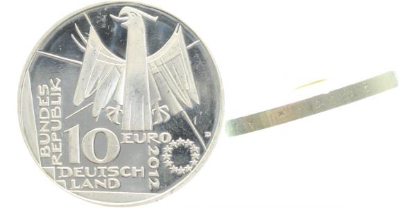 10 Cent 2012 D National Bibliothek Randinschrift Eisenbahn