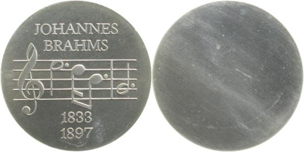 Gussfälschung ?? 5 Mark Brahms DDR ALU-Abschlag.